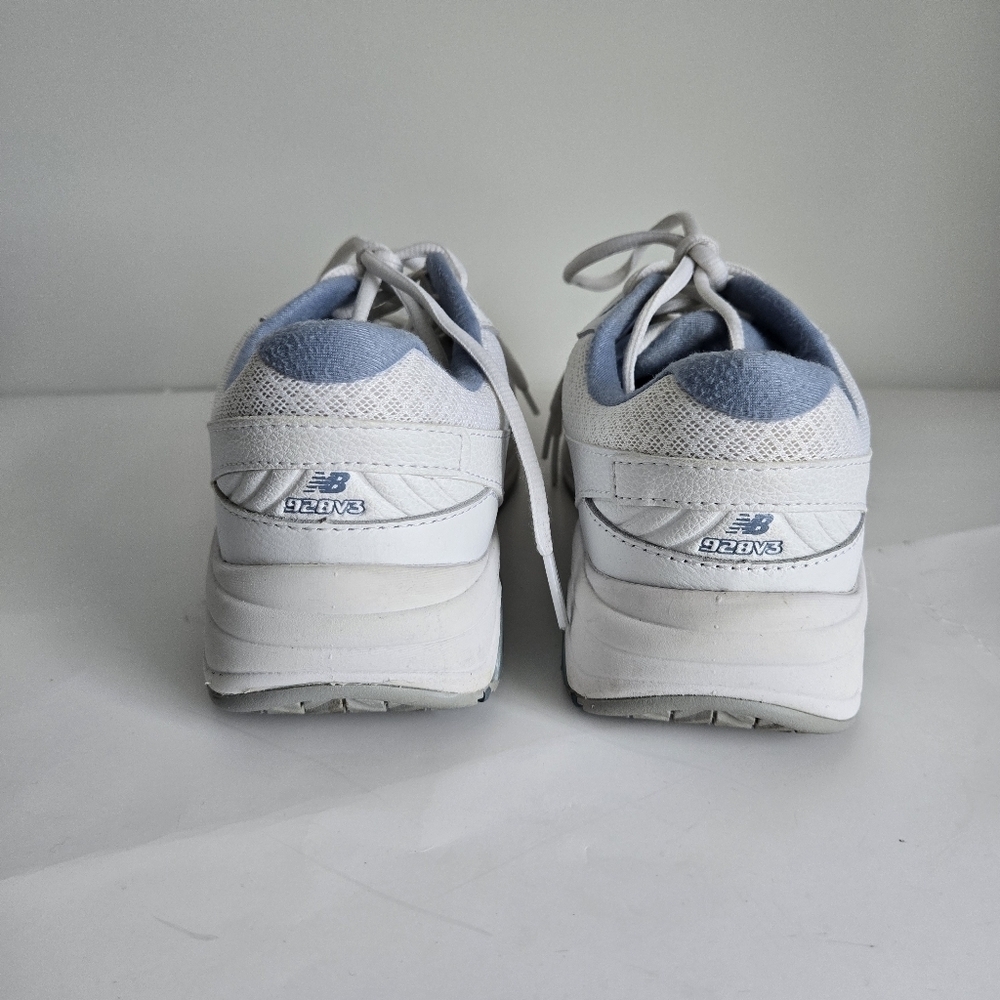 New Balance White Leather Walking Sneakers 2E WW928WB3 Size 6 - Picture 5 of 9